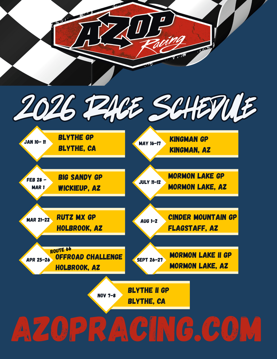 2026 Schedule